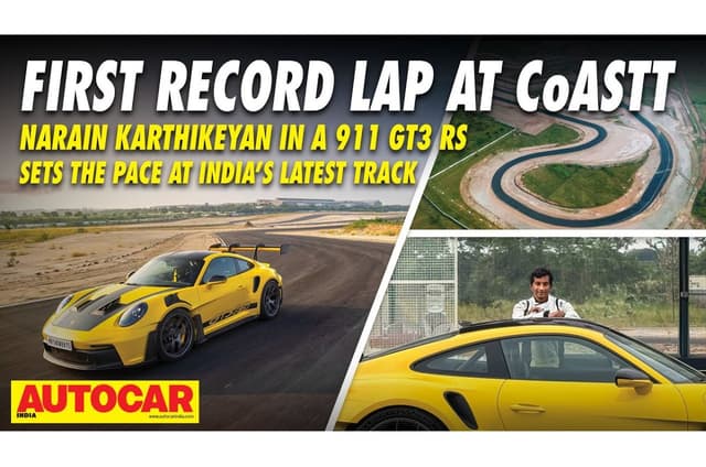 Setting the first track record at CoASTT in a Porsche 911 GT3 RS - video
